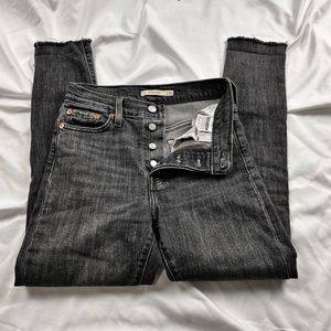 Levi’s Wedgie skinny button fly jeans size 26